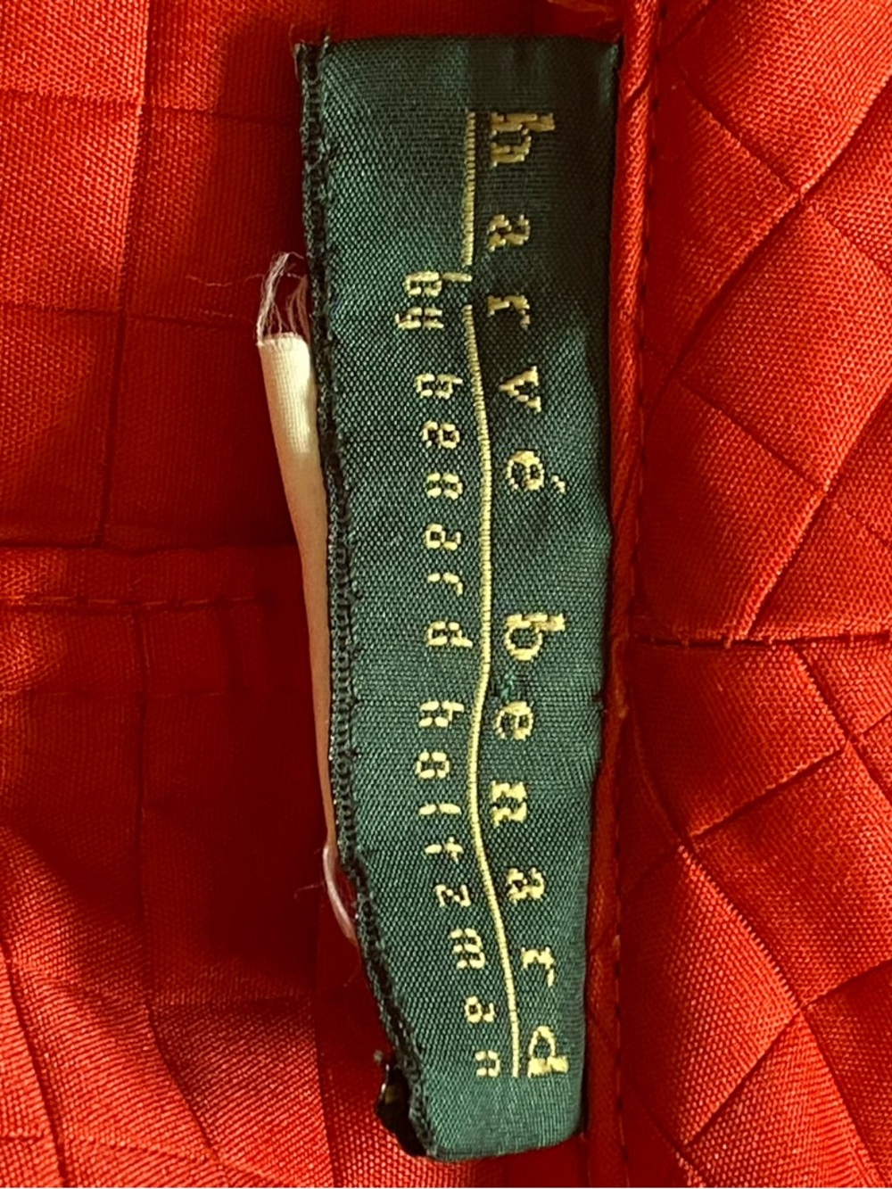 Harve Benard Quilted Red Mandarin-Collar Jacket - Picture 6 of 8